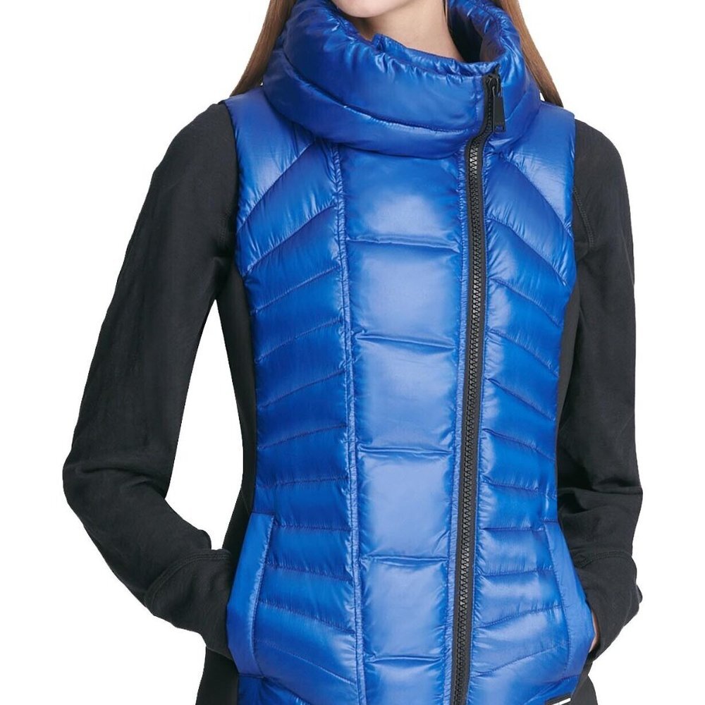 NWT DKNY Women's Sport Asymmetrical Zip Vest